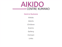 Tablet Screenshot of centre-kumano.ch